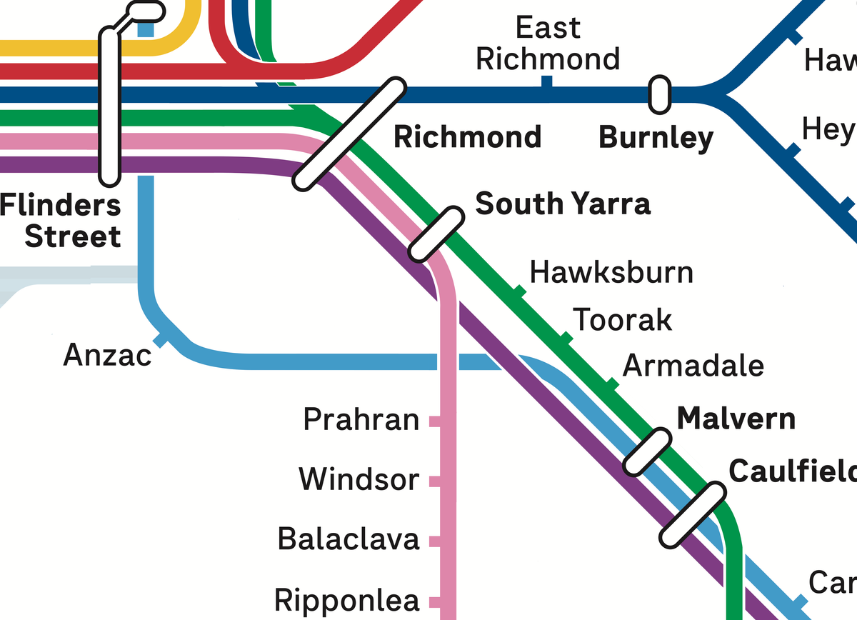 Fixing Melbourne's Train Map