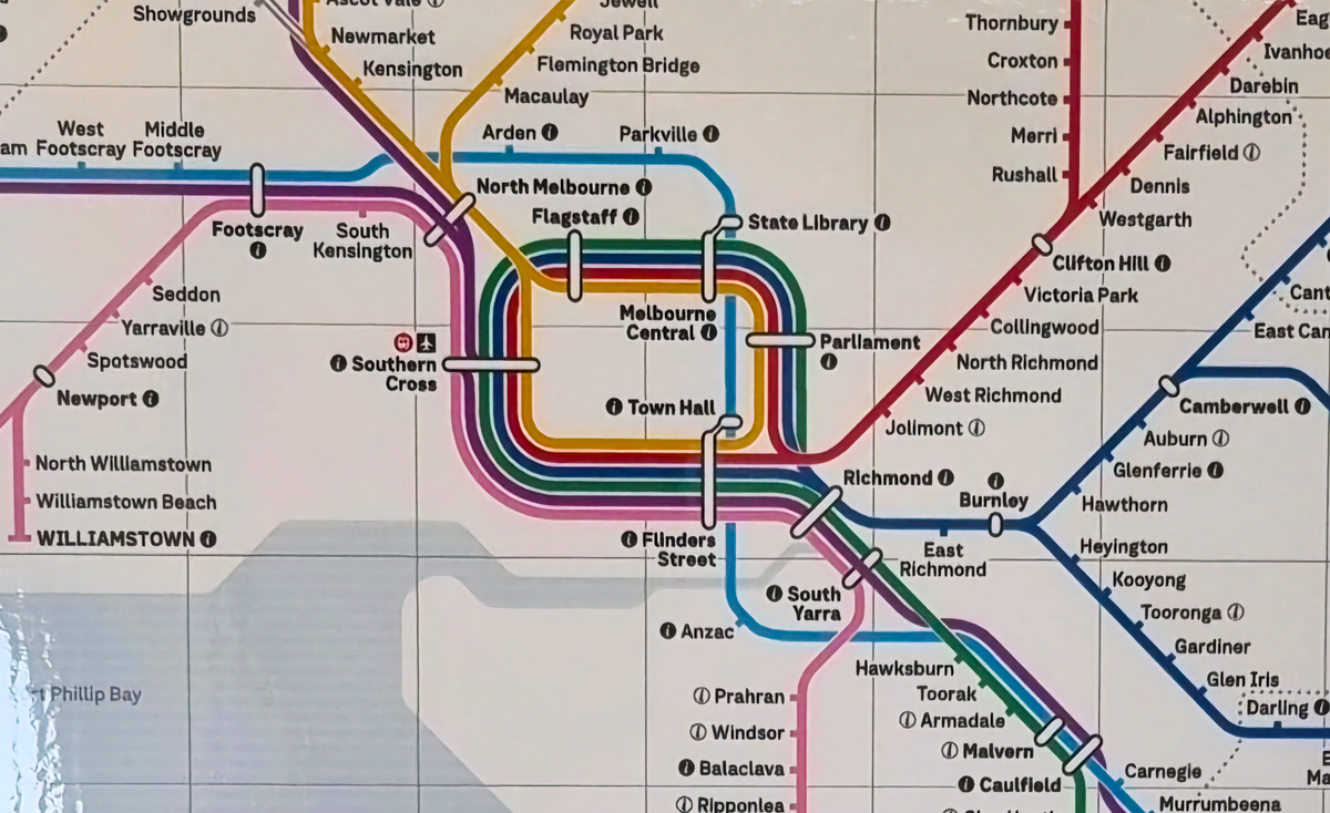 Melbourne Train Map 2026