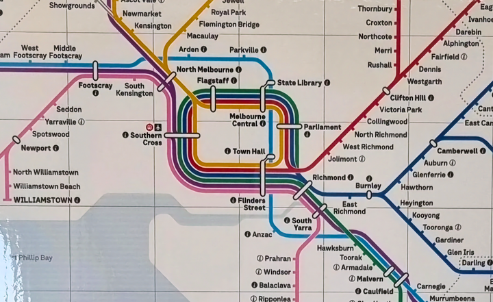 Melbourne Train Map 2026